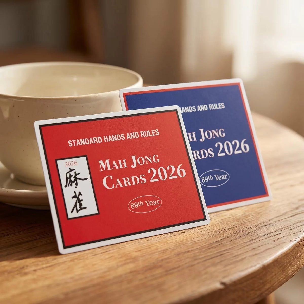 Hot-selling Mahjongg Cards American Mahjong Waterproof Scorecard Rule Card Scorecard