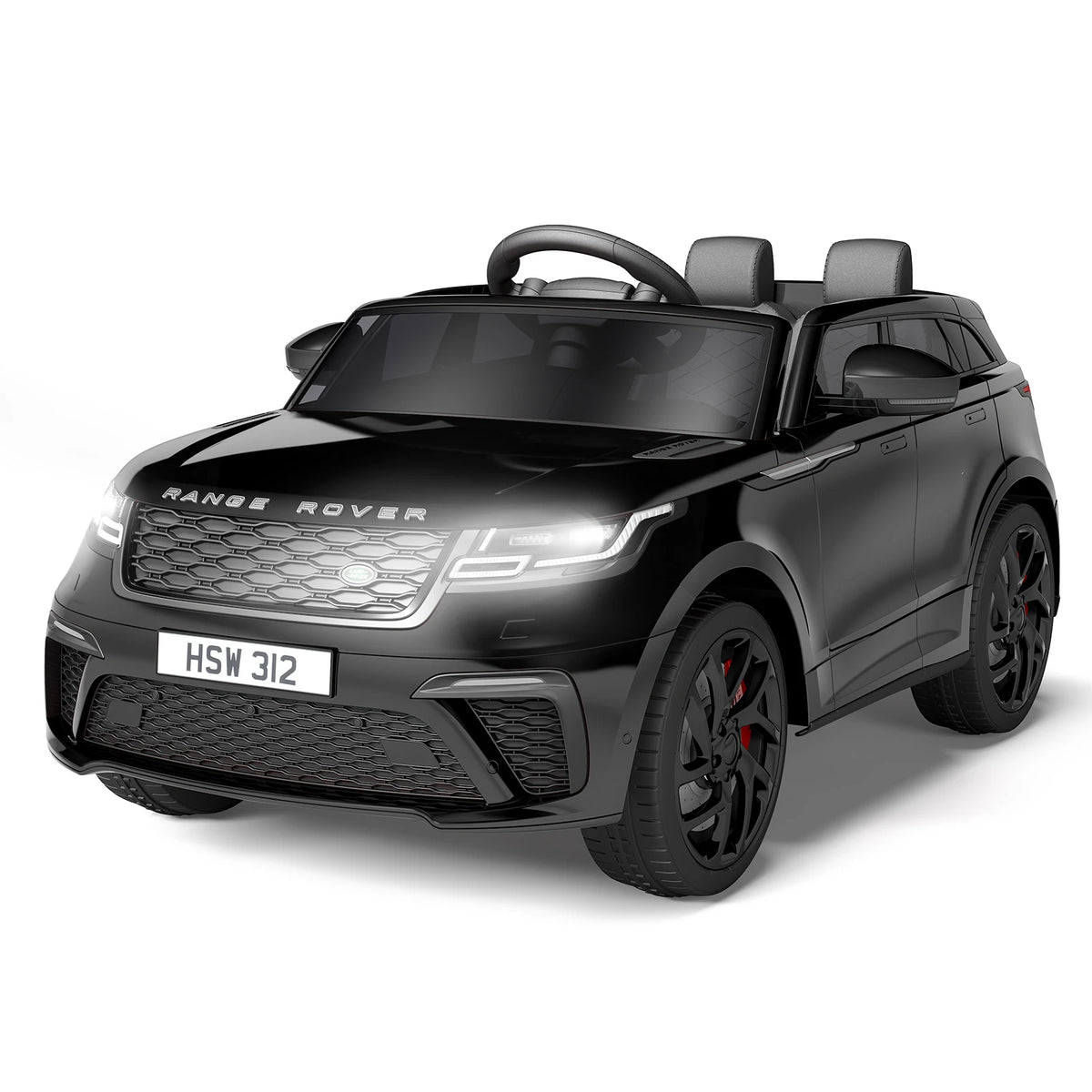 Ride on Cars For Kid 4-8, 12V Ride Electric Car For Kids With Parent Remote Control, MP3 Player, Rocking, Pull Rod