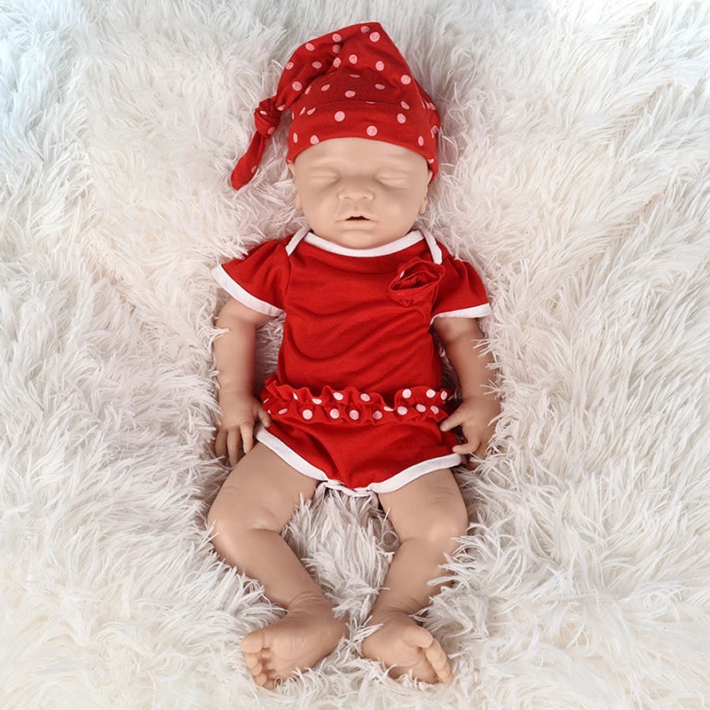 Authentic 100% Silicone Unpainted Reborn Baby Dolls Shipped from USA Warehouse Wholesale Realistic Baby Dolls for Kids Bebe Toys