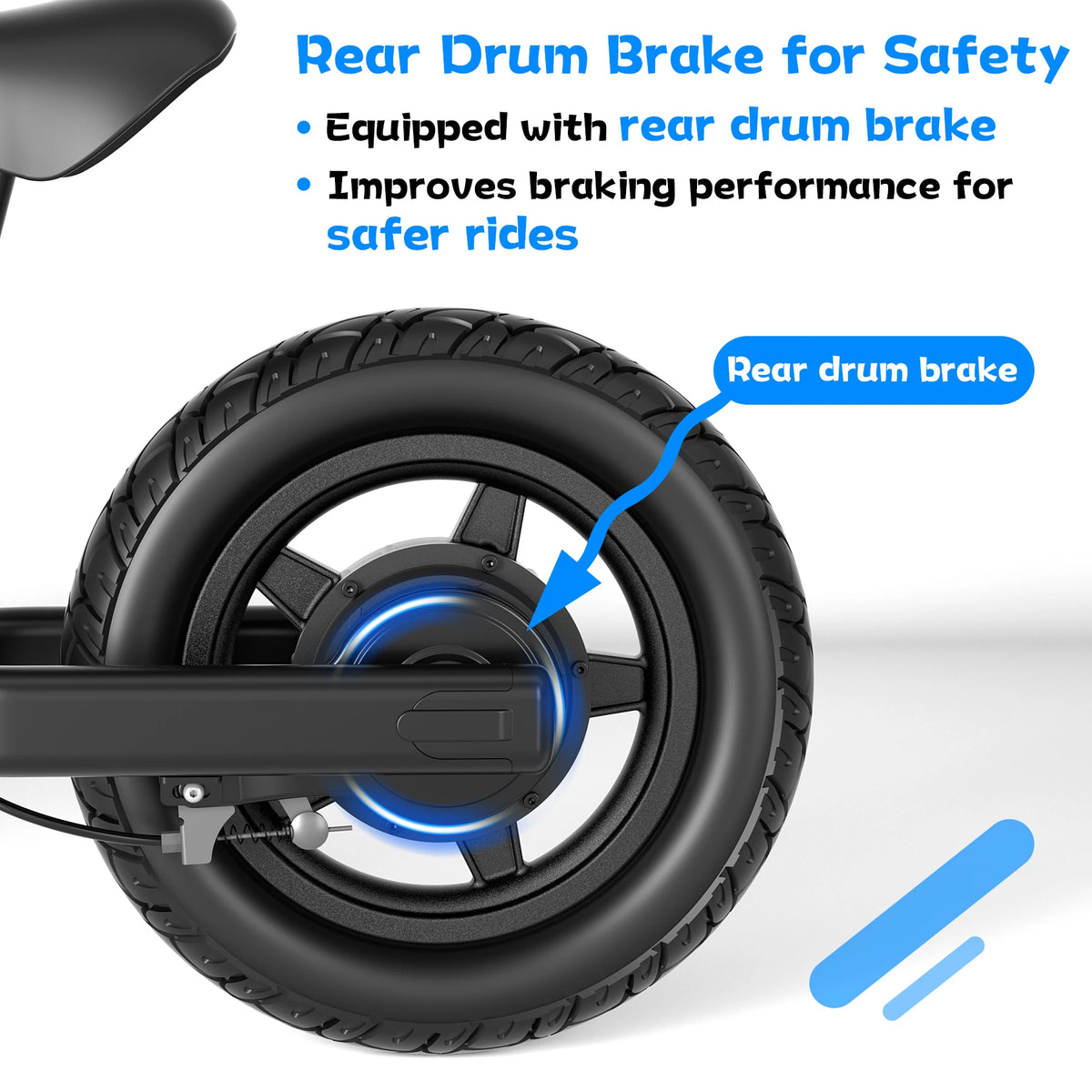 Hiboy BK1 Kids Electric Balance Bike 12 Inch Tire, 5.6/9mph Speed, Adjustable Seat, 4.9 Miles Range for Ages 3-5