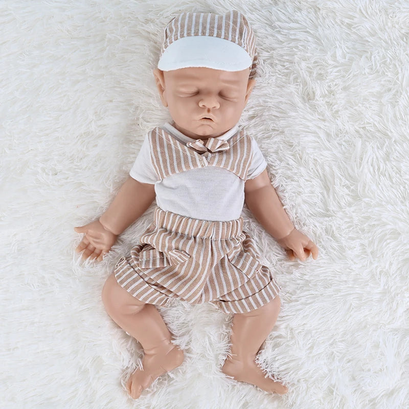 Authentic 100% Silicone Unpainted Reborn Baby Dolls Shipped from USA Warehouse Wholesale Realistic Baby Dolls for Kids Bebe Toys